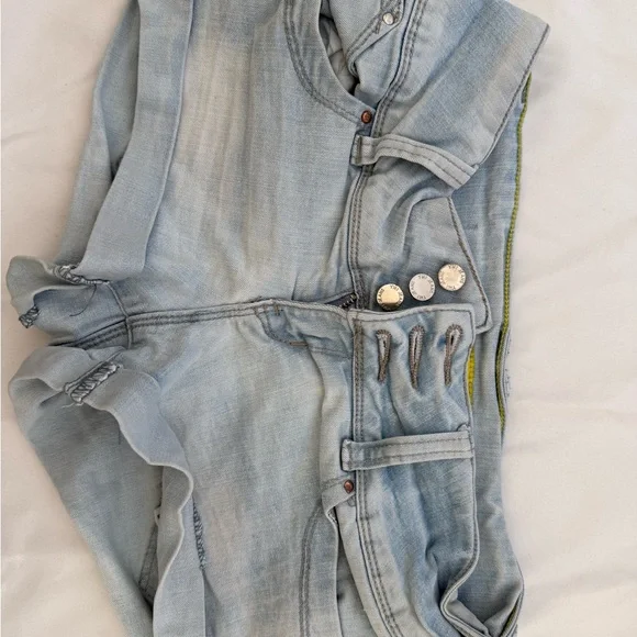 Light Blue Women's Jeans - Picture 1 of 4